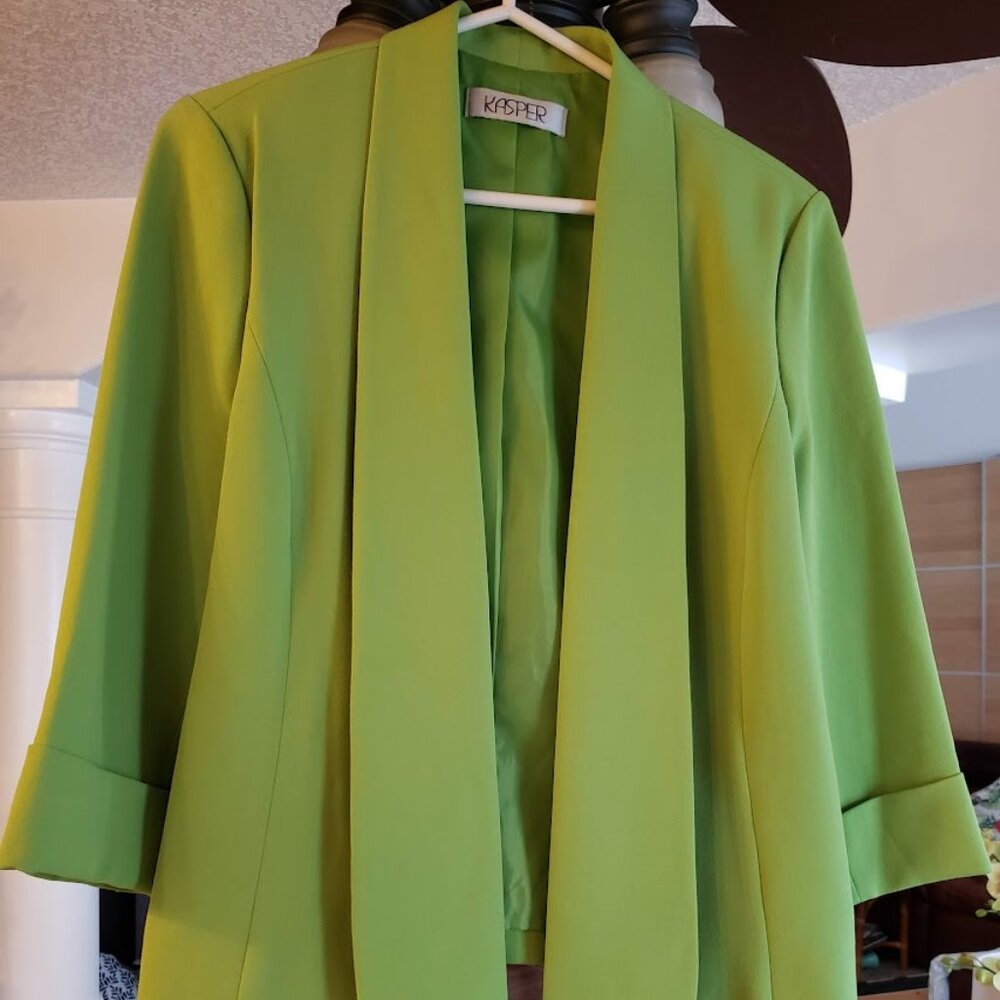 Kasper Machine Wash Dry Blazer/Jacket in Size large